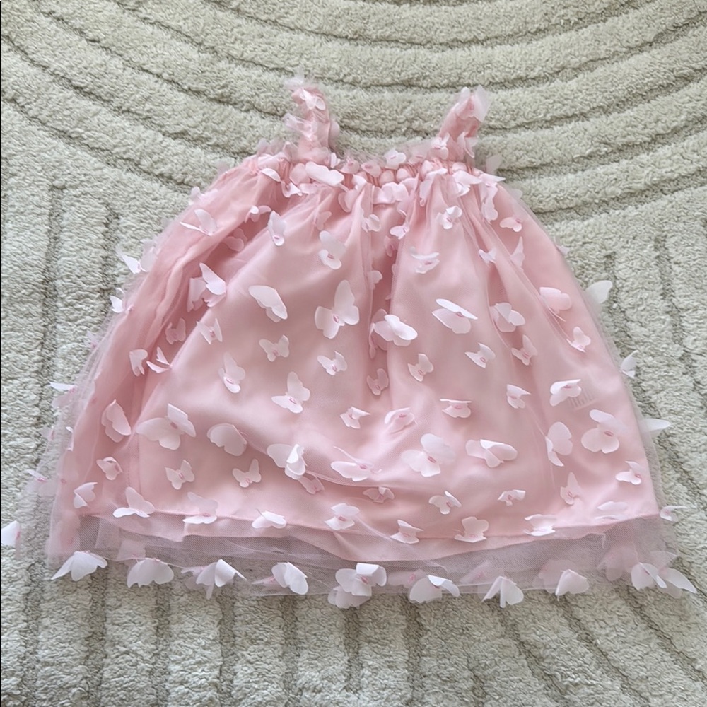 Pink Butterfly Dress